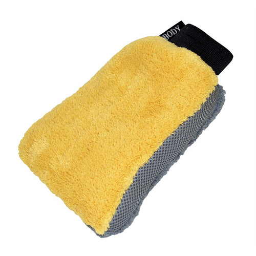 Carrand Terry Microfiber Water Proof Mitt w/Side scrubr