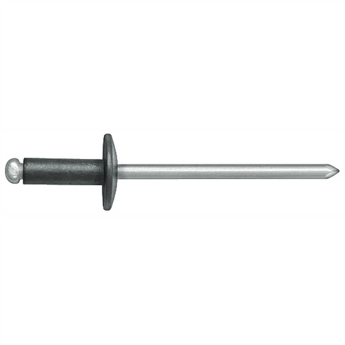 Disco Automotive Hardware Black Finish Alum. Steel Pop Rivets