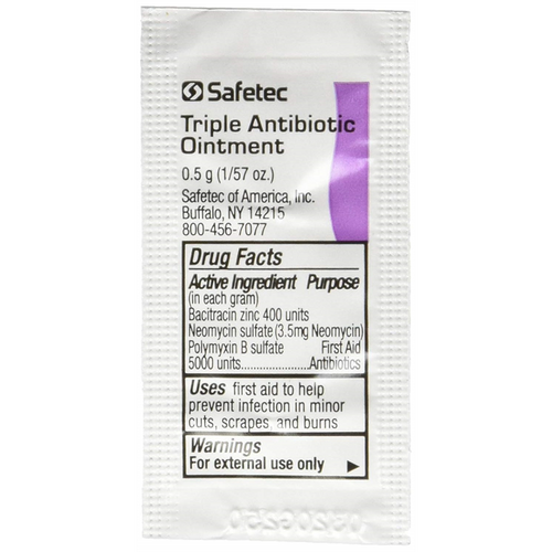Chaos Safety Supplies Triple Antibiotic Ointment .5 gram Packets (Box of Chaos Safety Supplies Triple Antibiotic Ointment .5 gram Packets (Box of