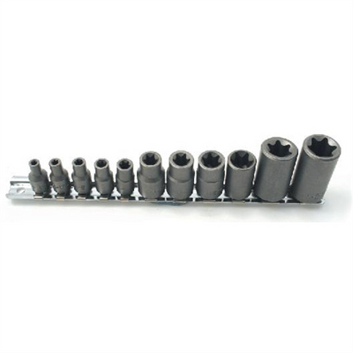 CTA Manufacturing 11 Piece Master Torx Socket Set - E4 - E20