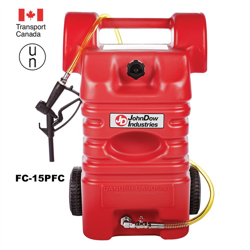 JohnDow Industries 15-Gallon Poly Portable Gas Caddy JohnDow Industries 15-Gallon Poly Portable Gas Caddy