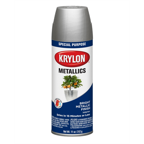 Krylon Metallic Paints Bright Silver 11 oz. Krylon Metallic Paints Bright Silver 11 oz.