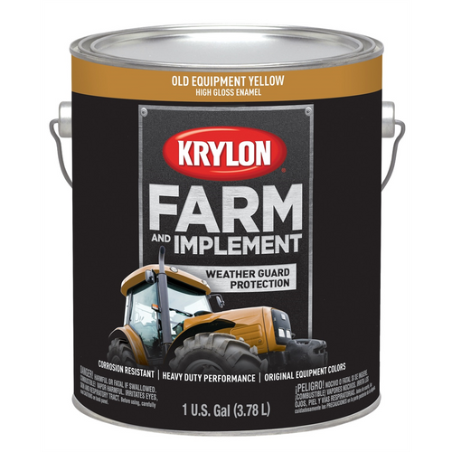 Krylon Old Equipment Cat Yellow 128 oz. Gal