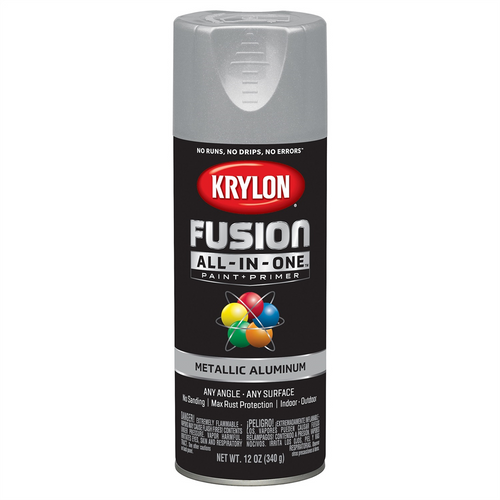 Krylon Fusion PAINT PRIMER Metallic Aluminum 12 oz. Krylon Fusion PAINT PRIMER Metallic Aluminum 12 oz.