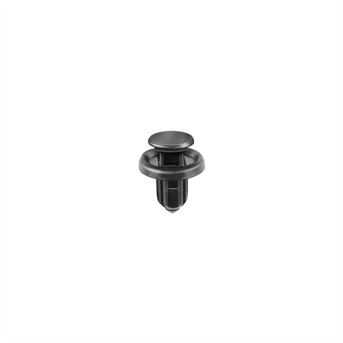 AUVECO AP20986 Push-Type with Drive Pin Type 4 Front Bumper Retainer, 20 mm Dia Head x 13 mm L Stem, Nylon, Black