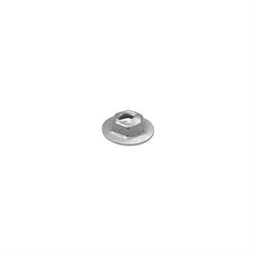AUVECO AP2895 Hex Washer Thread Cutting Nut, 1/8 in Stud x 5/16 in Across Flats, Zinc