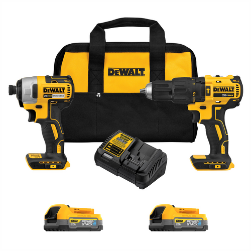 DeWalt DEWALT 20V MAX POWERSTACK 2-Tool Combo Kit DeWalt DEWALT 20V MAX POWERSTACK 2-Tool Combo Kit