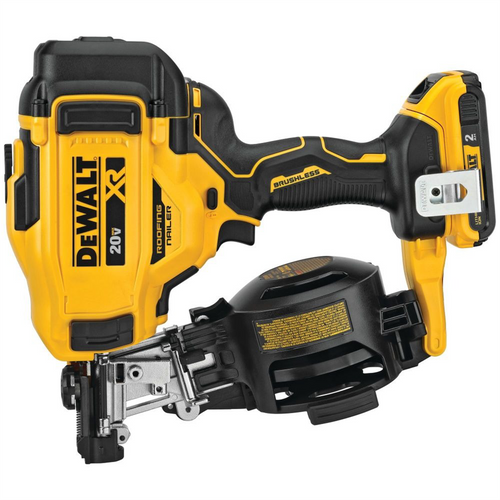 DeWalt 20V MAX 15 Cordless Coil Roofing Nailer Kit DeWalt 20V MAX 15 Cordless Coil Roofing Nailer Kit