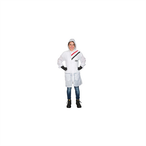 EMM Specilaties Colad 510164 Series 5101 Anti-Static Plain Lab Coat, 4X-Large, White, Nylon