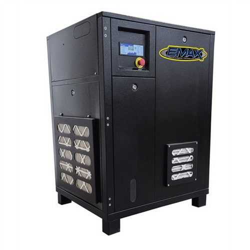 Emax Compressor 10HP 1PH Industrial Rotary Screw Compressor-Cabinet Only