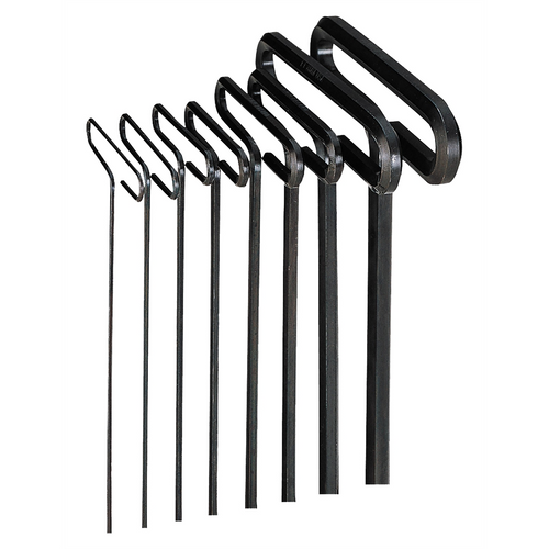 Eklind Tool Company HEX KEY SET 8 PC T-HANDLE 6IN. METRIC 2-10MM