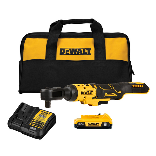 DeWalt ATOMIC COMPACT SERIES&trade; 20V MAX* Brushless 1/2 in. Ratchet Kit