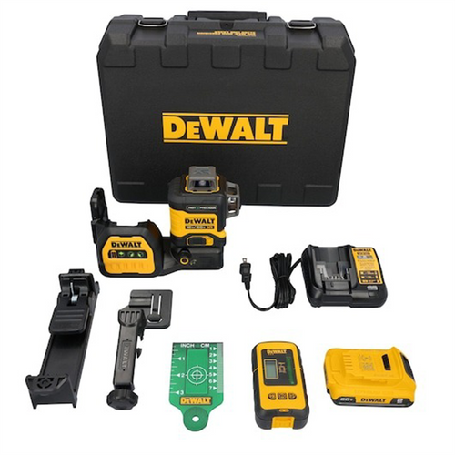 DeWalt 20V MAX* XR® 3 x 360 High Precision Green Laser DeWalt 20V MAX* XR® 3 x 360 High Precision Green Laser