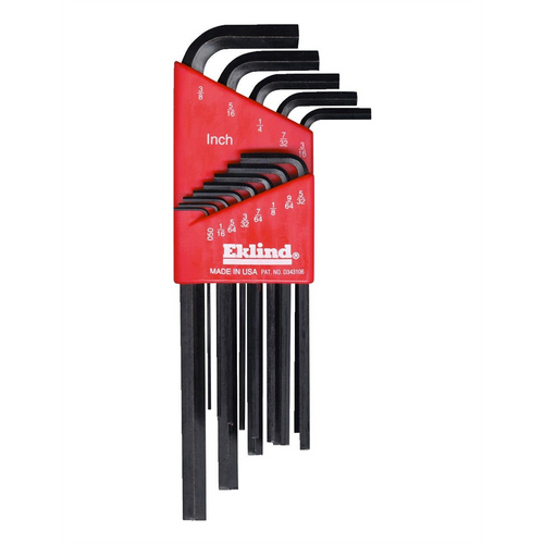 Eklind Tool Company HEX KEY SET 13 PC SAE LONG .050-3/8IN. Eklind Tool Company HEX KEY SET 13 PC SAE LONG .050-3/8IN.