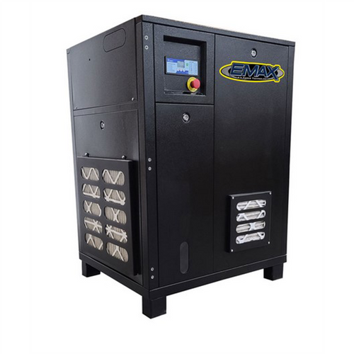 Emax Compressor 7.5HP 1PH Industrial Rotary Screw Compressor-Cabinet Only