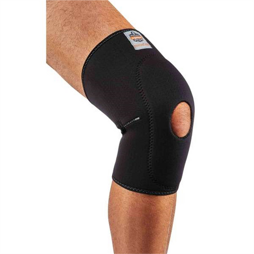 Ergodyne 615 M Black Knee Sleeve w/ Open Patella/Anterior Pad Ergodyne 615 M Black Knee Sleeve w/ Open Patella/Anterior Pad