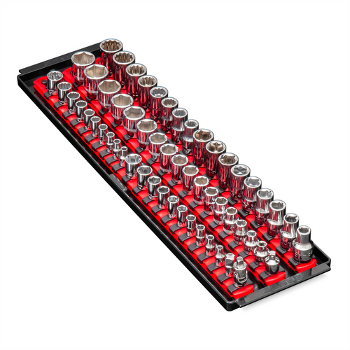 Ernst Mfg. 3 Rail Twist Lock Socket Boss 18", Red - 1/4", 3/8" & 1/2"