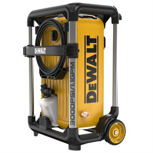 DeWalt 3000 Max PSI* 1.1 GPM 15 AMP Brushless Jobsite Electric Cold Water Pressure Washer DeWalt 3000 Max PSI* 1.1 GPM 15 AMP Brushless Jobsite Electric Cold Water Pressure Washer