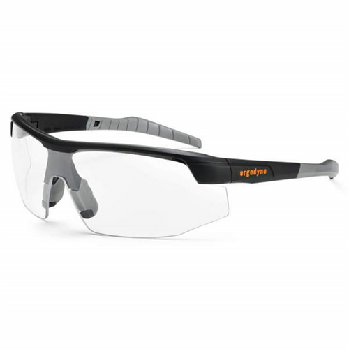 Ergodyne SKOLL Clear Lens Matte Black Safety Glasses Ergodyne SKOLL Clear Lens Matte Black Safety Glasses