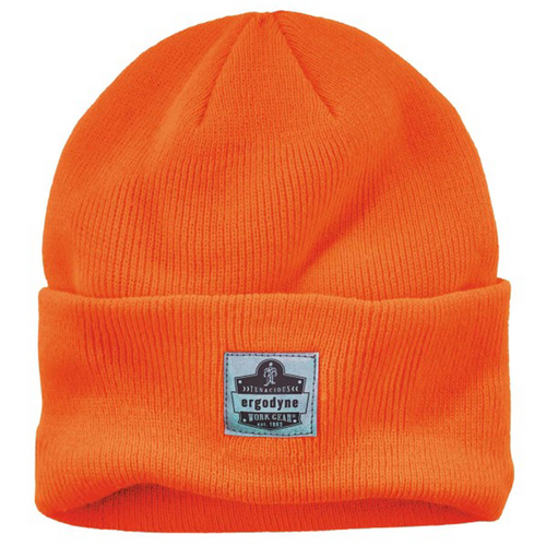 Ergodyne 6806 Orange 6806 Cuffed Rib Knit Beanie Hat Ergodyne 6806 Orange 6806 Cuffed Rib Knit Beanie Hat