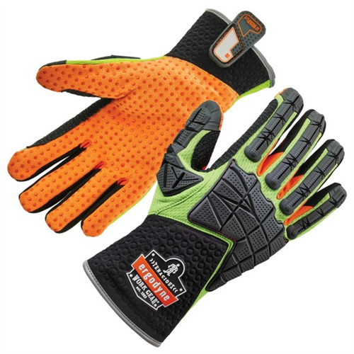 Ergodyne 925F(x) 2XL Lime Std Dorsal Impact-Reduce Gloves Ergodyne 925F(x) 2XL Lime Std Dorsal Impact-Reduce Gloves