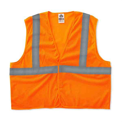 Ergodyne 8205HL XS Orange Type R Class 2 Super Mesh Vest Ergodyne 8205HL XS Orange Type R Class 2 Super Mesh Vest