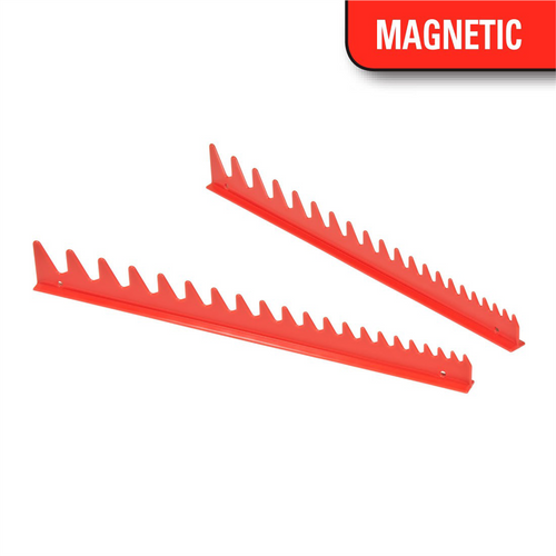 Ernst Mfg. 20 Tool Wrench Rail Set w/ Magnetic Backing - Red Ernst Mfg. 20 Tool Wrench Rail Set w/ Magnetic Backing - Red