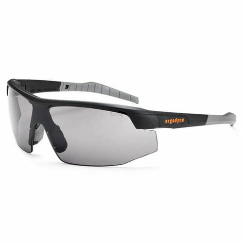 Ergodyne SKOLL Anti-Fog Smoke Lens Matte Black Safety Glasses