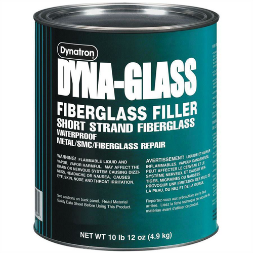 Dynatron Bondo Dyna-Glass 464 Short Strand Fiberglass Reinforced Body Filler, 1 gal Can, Green, Liquid/Paste Dynatron Bondo Dyna-Glass 464 Short Strand Fiberglass Reinforced Body Filler, 1 gal Can, Green, Liquid/Paste