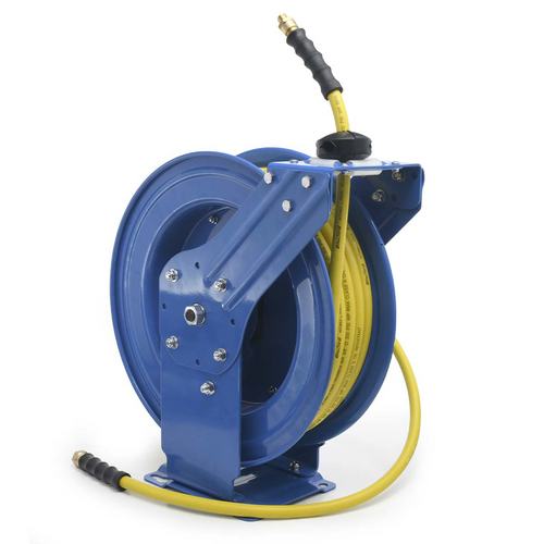 BluBird Air Hose Reel OS HD Dual-Arm Retractable 3/8" x 50