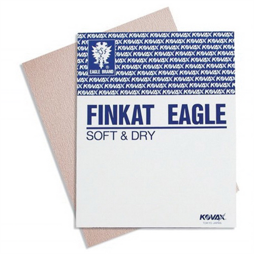 Eagle Abrasives, Inc. KOVAX Finkat 116-0220 Sanding Sheet, 9 in W x 11 in L, 220 Grit, P220-A Grade, Aluminum Oxide