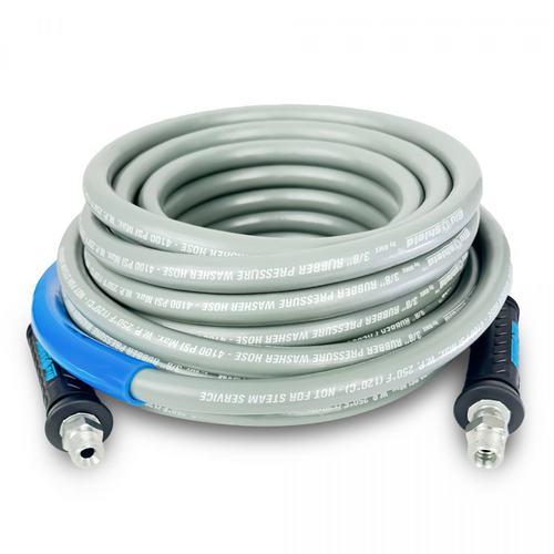 BluBird BluShield Double Wire 3/8" X 100' 6K PSI Pressure Washing Hose BluBird BluShield Double Wire 3/8" X 100' 6K PSI Pressure Washing Hose