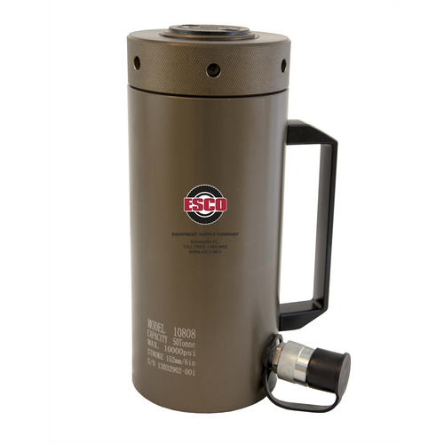 ESCO 50 Ton Single Acting Lock Nut Cylinder ESCO 50 Ton Single Acting Lock Nut Cylinder