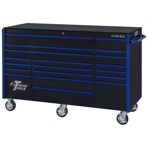 Extreme Tools Extreme Tools RX Series-Drawer Black Blue-Drawer Extreme Tools Extreme Tools RX Series-Drawer Black Blue-Drawer