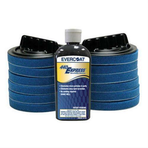 Fibre glass Evercoat 440Express 100444 Micro-Pinhole Eliminator Kit, 4 fl-oz Bottle, Gray, Paste