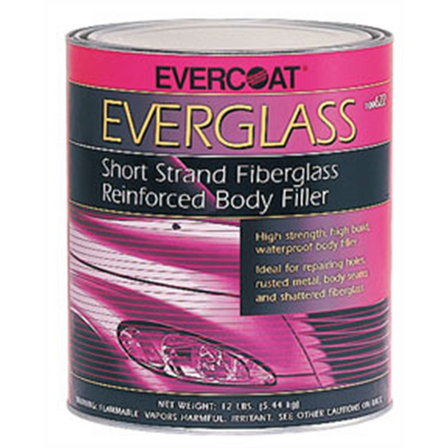 Fibre glass Evercoat EVERGLASS 100622 Short Strand Fiberglass Reinforced Body Filler, 1 gal Can, Blue/Green, Paste