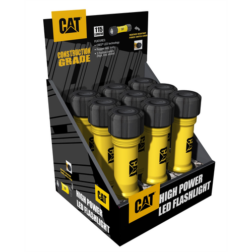 E-Z Red 9PC CAT ID High Power LED Sm Flashlight Display