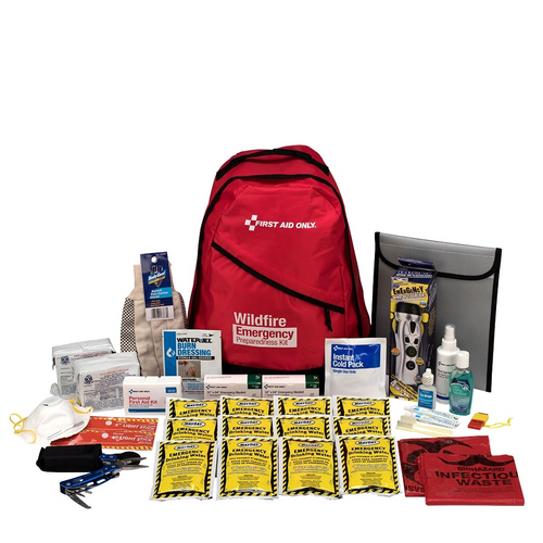First Aid Only Emergency Prep Backpack Wildfire