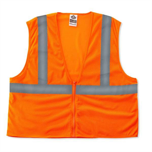Ergodyne 8205Z 4XL/5XL Orange Type R Class 2 Super Mesh Vest