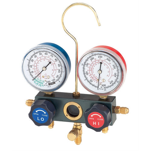 FJC Dual Manifold with Manual Service Couplers FJC Dual Manifold with Manual Service Couplers