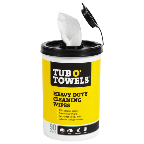 Tub O' Towels Tub O' Towels Heavy Duty Cleaning Wipes, 90 count Tub O' Towels Tub O' Towels Heavy Duty Cleaning Wipes, 90 count