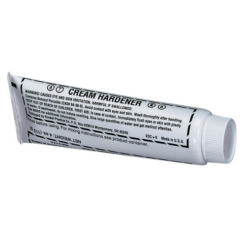 Fibre glass Evercoat 100354 Quick Hardening Cream Hardener, 2.75 oz Tube, Blue, Paste