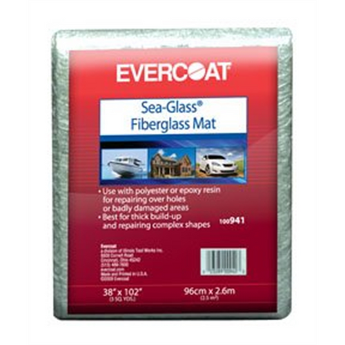 Fibre glass Evercoat Sea-Glass 100942 Fiberglass Mat, 0.75 oz Bag, White/Neutral, Solid