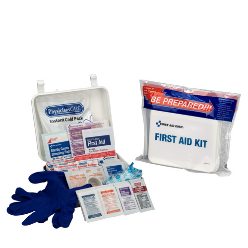 First Aid Only Travel First Aid Kit 68 Piece Plastic Case First Aid Only Travel First Aid Kit 68 Piece Plastic Case