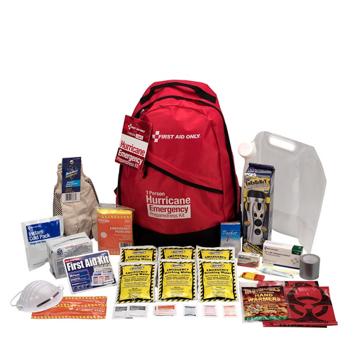 First Aid Only Emergency Prep Backpack Hurricane 1-Person