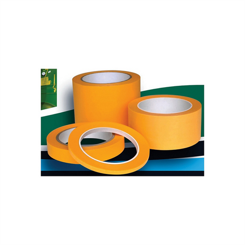 Distribution 48063 Flexible Semi-Translucent K-UTG Masking Tape, 55 yd L x 1/4 in W, Gold
