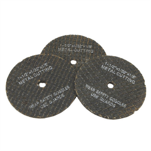 Forney Industries Cut-Off Wheels, Replacements 1-1/2 in, 3-Piece