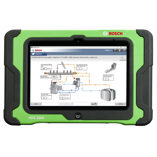 Bosch 3824A ESI[Truck] Professional Heavy Duty and Commercial Vehicle Diagnostic Solution with HDS 1000 Tablet and Wireless VCI