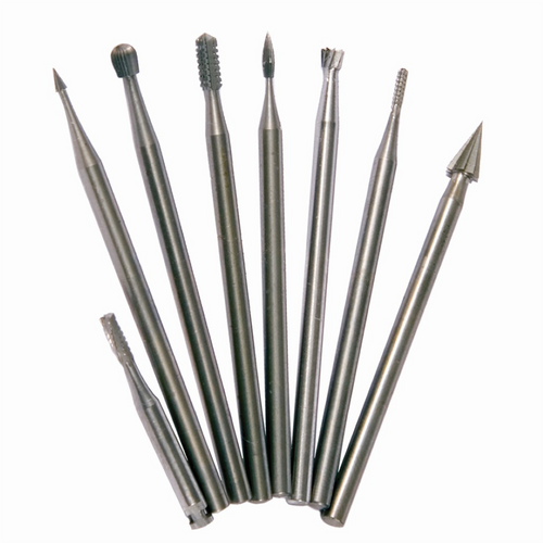Forney Industries 8-Piece Mini Steel Burr Set Forney Industries 8-Piece Mini Steel Burr Set