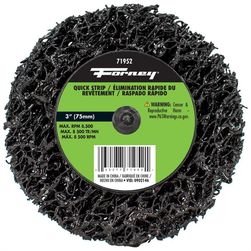Forney Industries Quick Change Stripping Disc, 3 in
